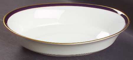 Annapolis Blue 10" Oval Vegetable Bowl