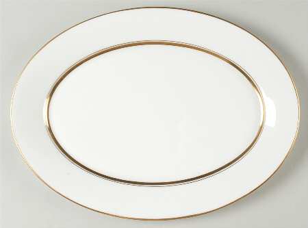 Andover 13" Oval Serving Platter by Oxford (Div of Lenox)