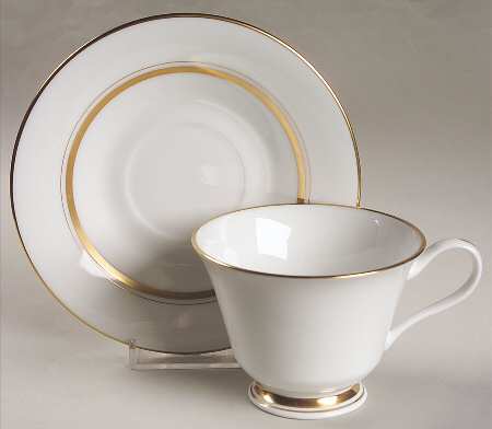 Andover Footed Cup & Saucer Set