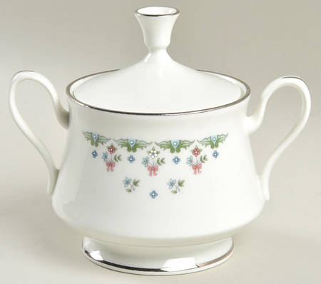Ashley Sugar Bowl & Lid by Oxford (Div of Lenox)