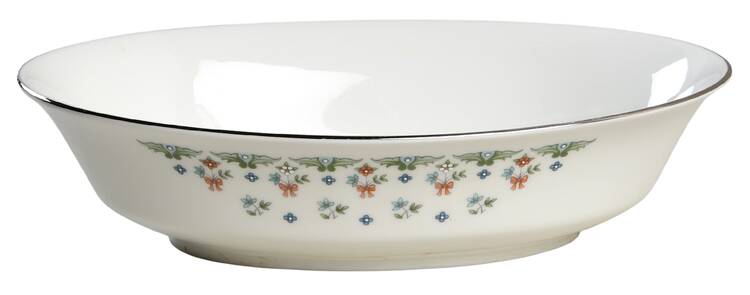 Ashley 10" Oval Vegetable Bowl by Oxford (Div of Lenox)