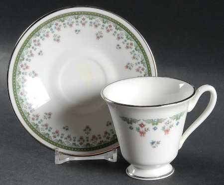 Ashley Footed Demitasse Cup & Saucer Set