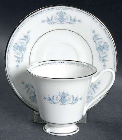 Bryn Mawr Footed Demitasse Cup & Saucer Set
