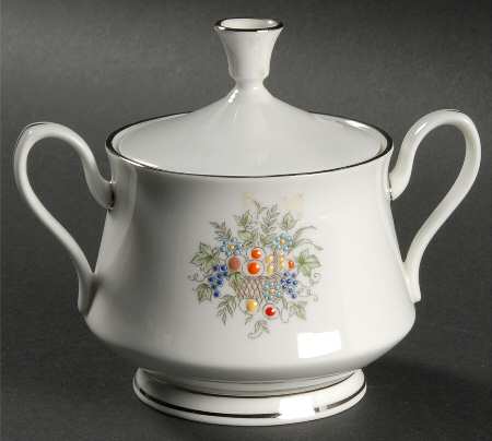 Carlyle Sugar Bowl & Lid by Oxford (Div of Lenox)
