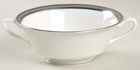 Dawn Footed Cream Soup Bowl