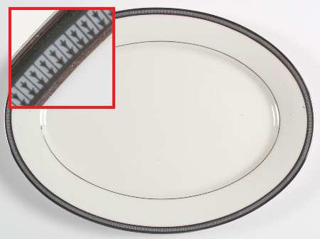 Dawn 13" Oval Serving Platter