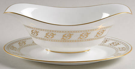 Ellsworth Gravy Boat with Attached Underplate