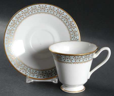 Eloquence Footed Demitasse Cup & Saucer Set