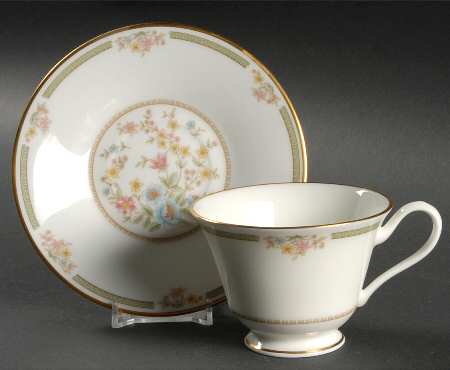 Enchanted Hour Footed Cup & Saucer Set