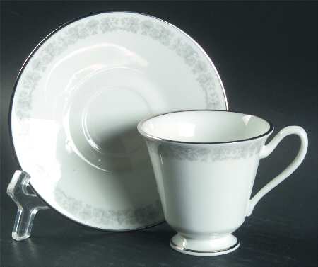 Eventide Footed Demitasse Cup & Saucer Set
