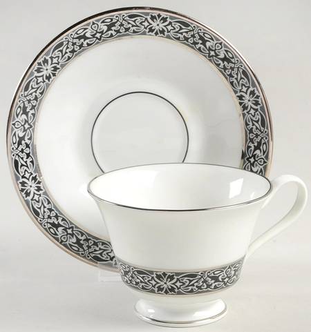 Evening Mood Footed Cup & Saucer Set
