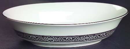 Evening Mood 10" Oval Vegetable Bowl