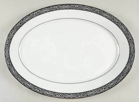 Evening Mood 16" Oval Serving Platter