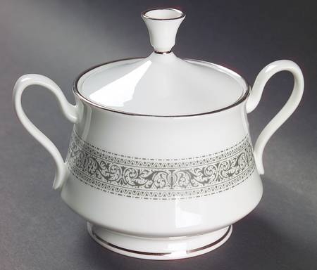 Filigree Sugar Bowl & Lid