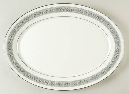 Filigree 16" Oval Serving Platter