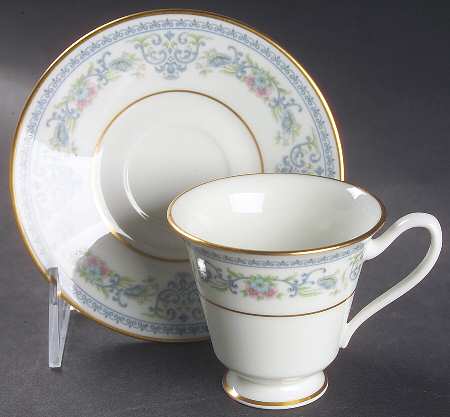 Fontaine Footed Demitasse Cup & Saucer Set