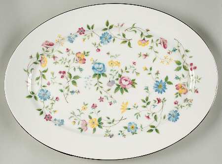 Garden Party 17" Oval Serving Platter