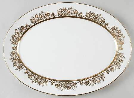Golden Dawn 16" Oval Serving Platter