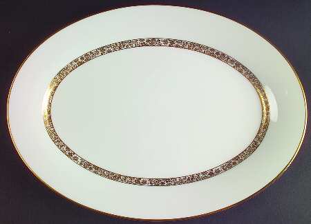 Golden Glen 13" Oval Serving Platter
