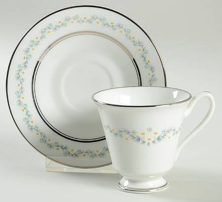 Holyoke Footed Demitasse Cup & Saucer Set