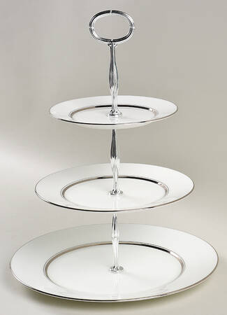 Lexington 13 7/8"-14 1/4" 3-Tiered Serving Tray(DP,SP,BB) HC