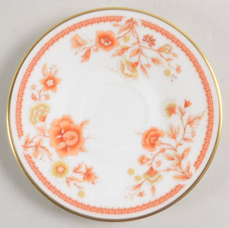 Lotus Garden Saucer for Demitasse Cup