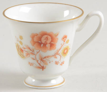 Lotus Garden Footed Demitasse Cup