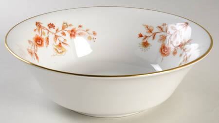 Lotus Garden 9" Round Vegetable Bowl