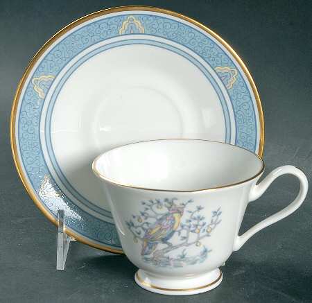 Malaysia Footed Cup & Saucer Set