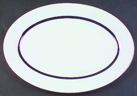Marquesa 16" Oval Serving Platter by Oxford (Div of Lenox)