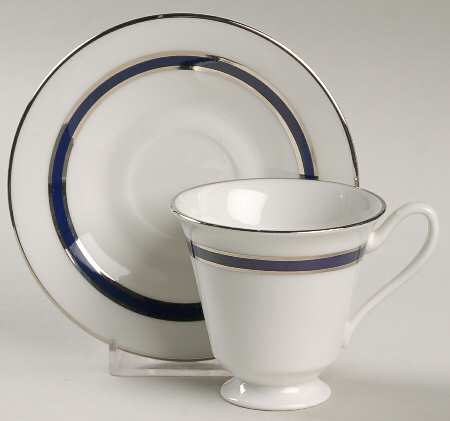 Marquesa Footed Demitasse Cup & Saucer Set