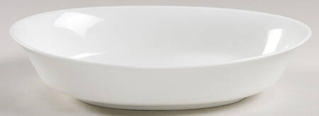 Mayfair White 8" Oval Vegetable Bowl