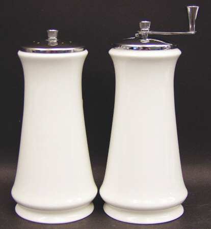 Mayfair White Salt Mill & Pepper Mill Set