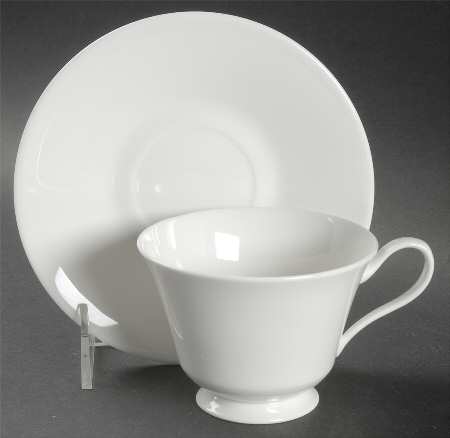 Footed Cup & Saucer Set