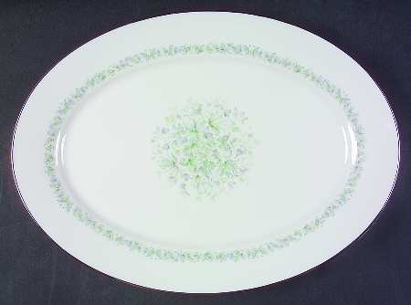 Meadowlark 13" Oval Serving Platter by Oxford (Div of Lenox)
