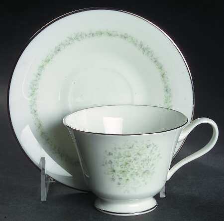 Meadowlark Footed Cup & Saucer Set by Oxford (Div of Lenox)