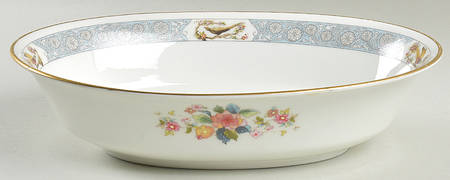 Ming Blossom 10" Oval Vegetable Bowl