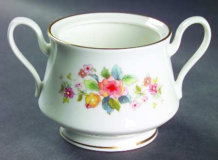 Ming Blossom Sugar Bowl No Lid