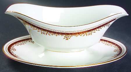 Palace Court Gravy Boat with Attached Underplate
