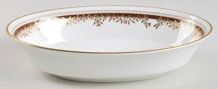 Palace Court 8" Oval Vegetable Bowl by Oxford (Div of Lenox)