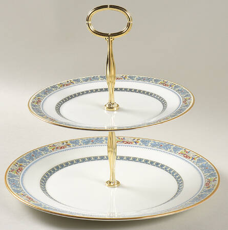 Palisades 6 5/8"-10"  2 Tiered Serving Tray (Dp, Sp) HC