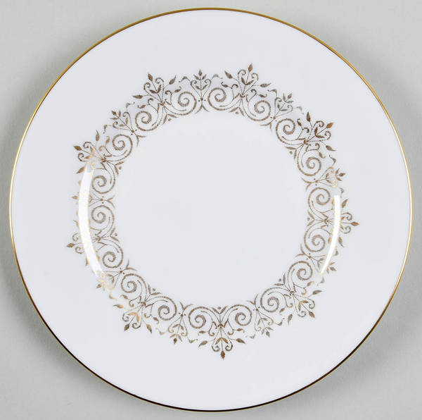 Petit Point Salad Plate by Oxford (Div of Lenox)