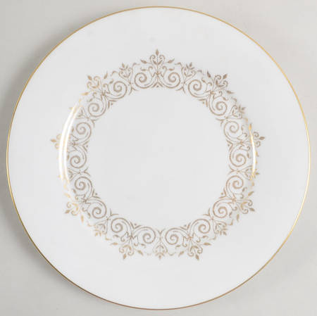 Petit Point Luncheon Plate by Oxford (Div of Lenox)