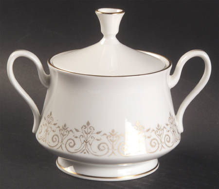 Petit Point Sugar Bowl & Lid