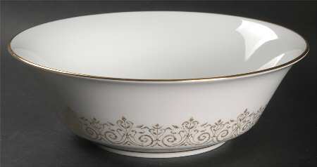 Petit Point 9" Round Vegetable Bowl