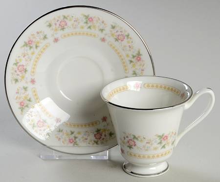 Rosemont Footed Demitasse Cup & Saucer Set