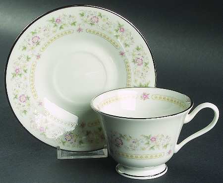 Rosemont Footed Cup & Saucer Set