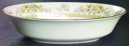 Song Birds 10" Oval Vegetable Bowl
