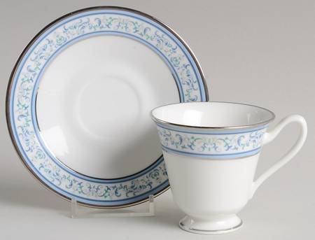 Summerfield Footed Demitasse Cup & Saucer Set