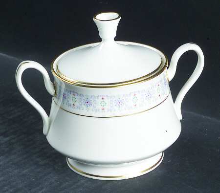 Tivoli Sugar Bowl & Lid by Oxford (Div of Lenox)
